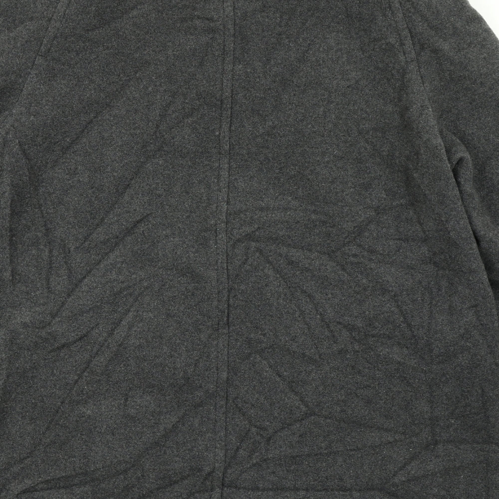 Berkertex Womens Grey Overcoat Coat Size 14
