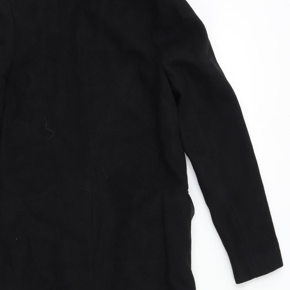 New Look Girls Black Overcoat Coat Size 10 Years