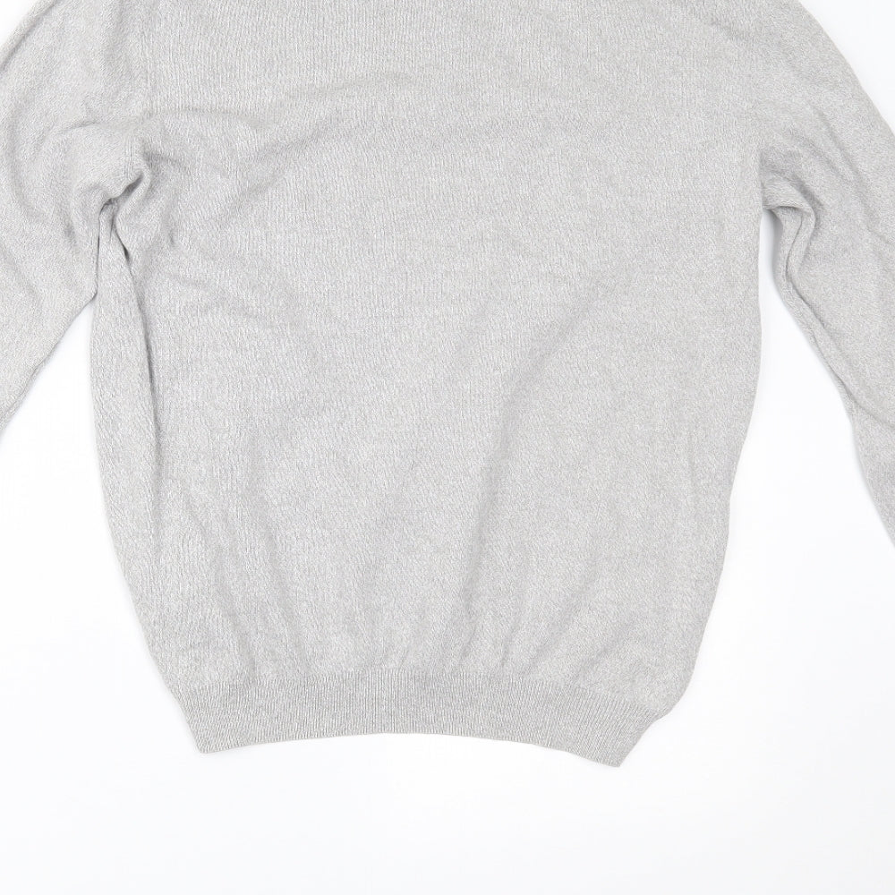 Topman Mens Grey Pullover Jumper Size M