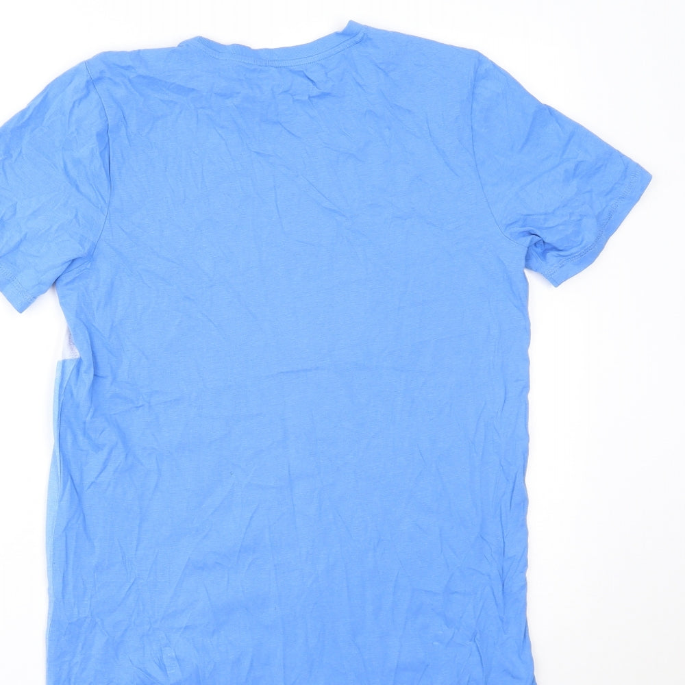 F&F Boys Blue Pullover T-Shirt Size 13-14 Years