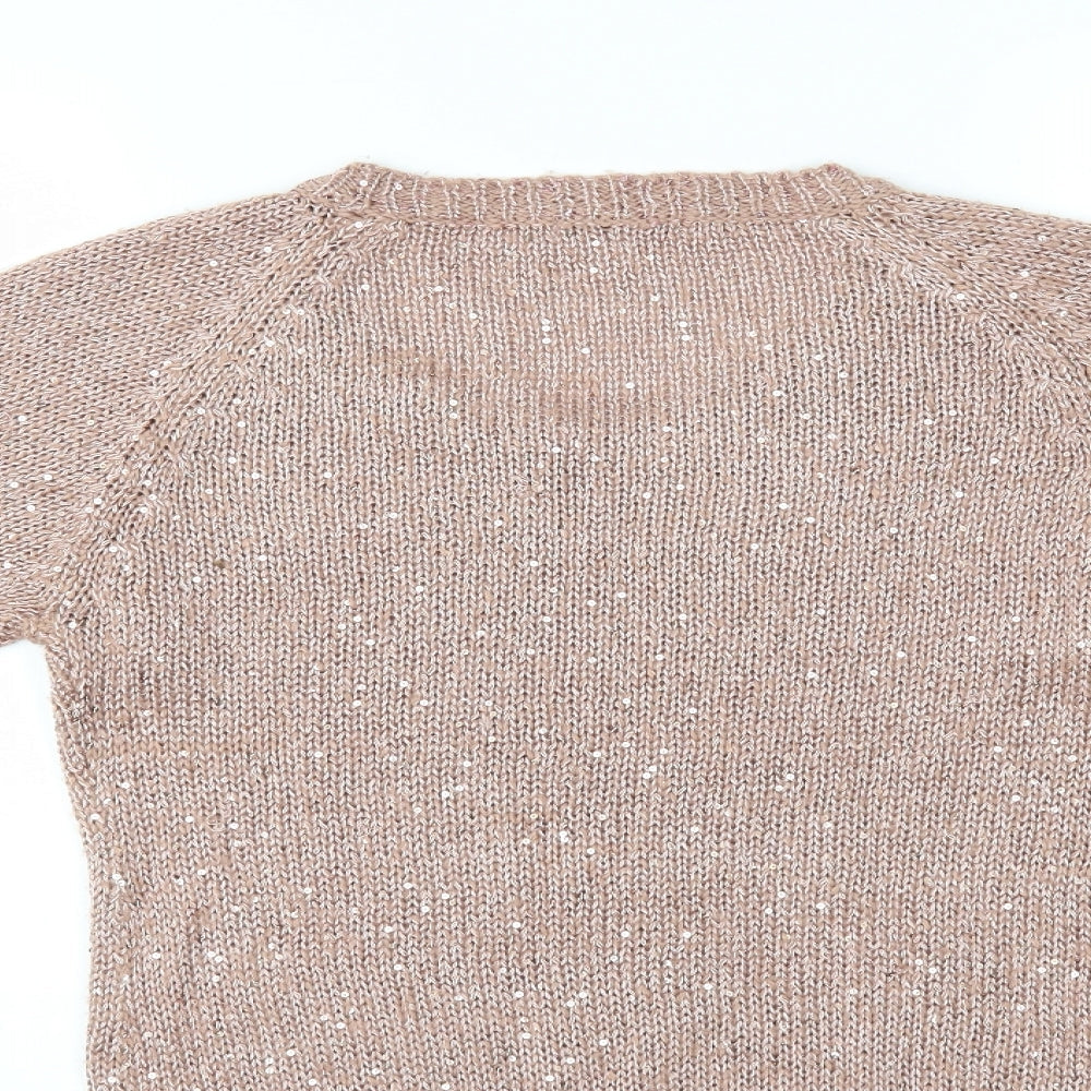 StoreTwentyONE Womens Pink Basic Blouse Size S
