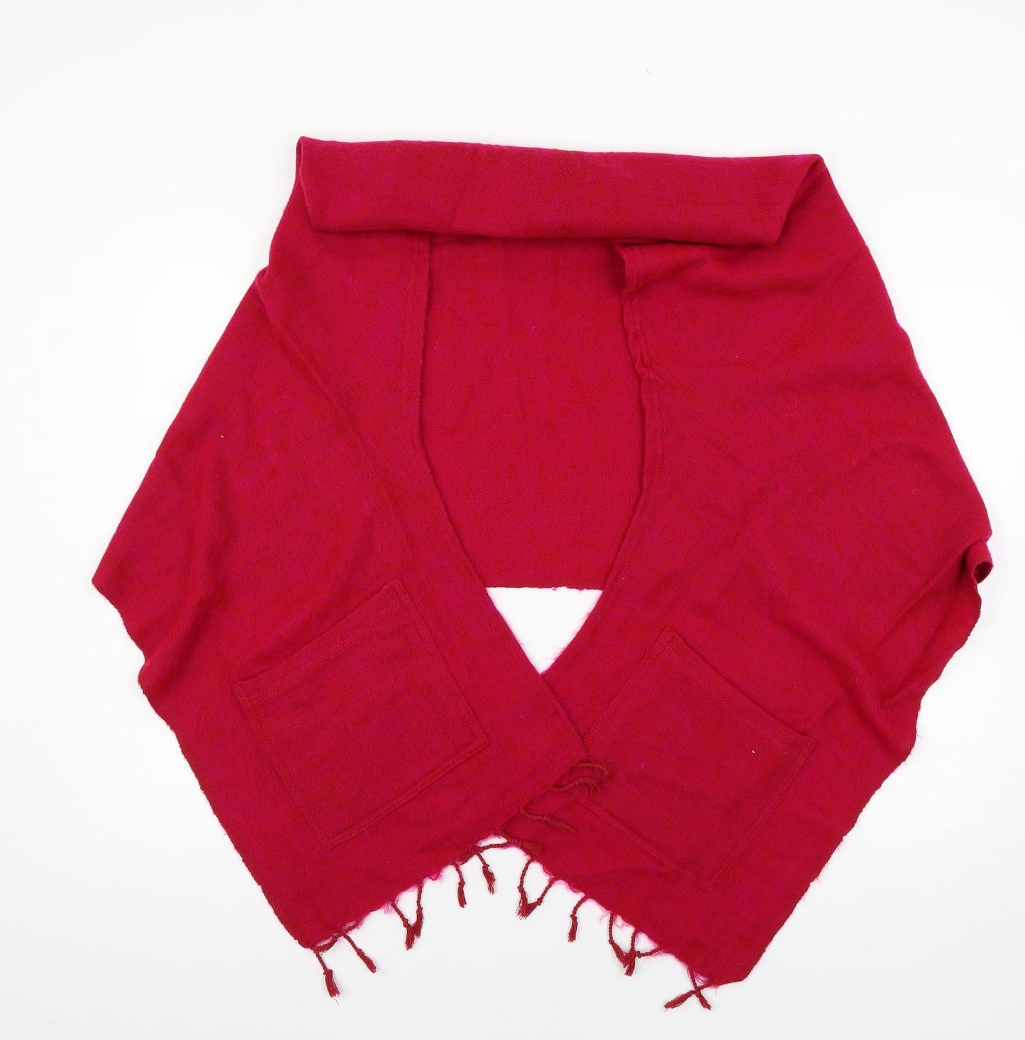 Cool Trade Winds Womens Pink Knit Scarf