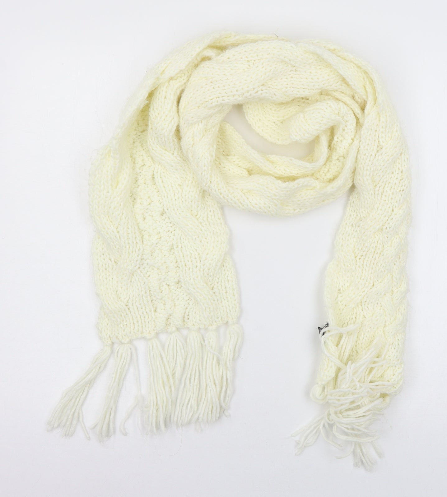 Warehouse Womens Ivory Knit Scarf