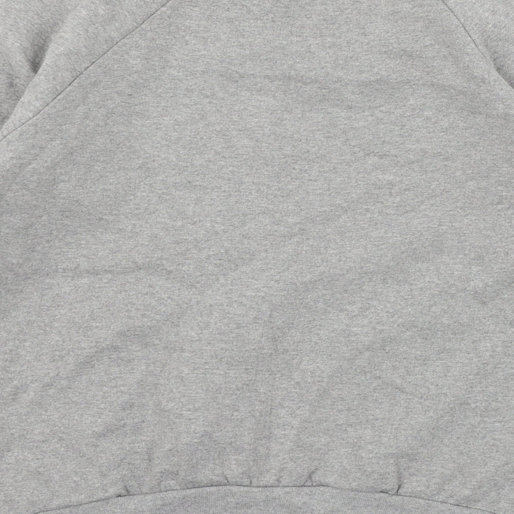 Gems Womens Grey Jersey Pullover Sweatshirt Size M