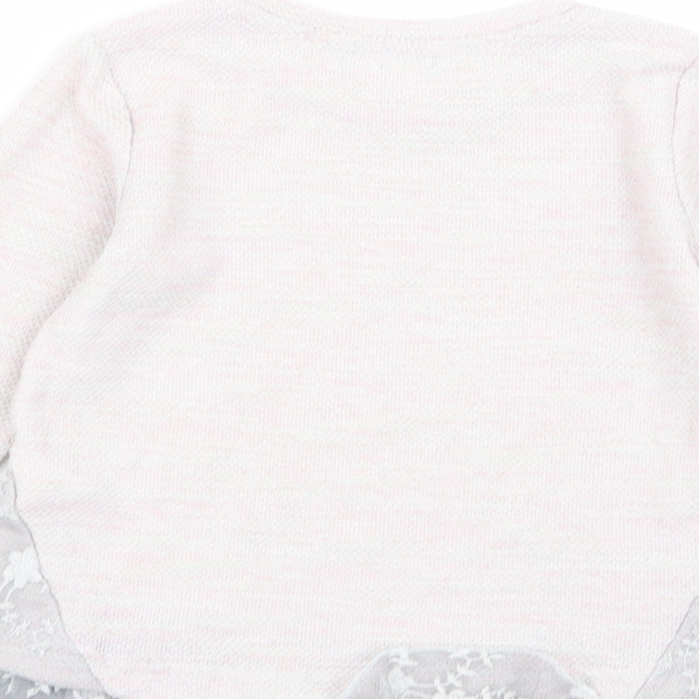 pep and co Girls Pink Pullover Jumper Size 5 Years