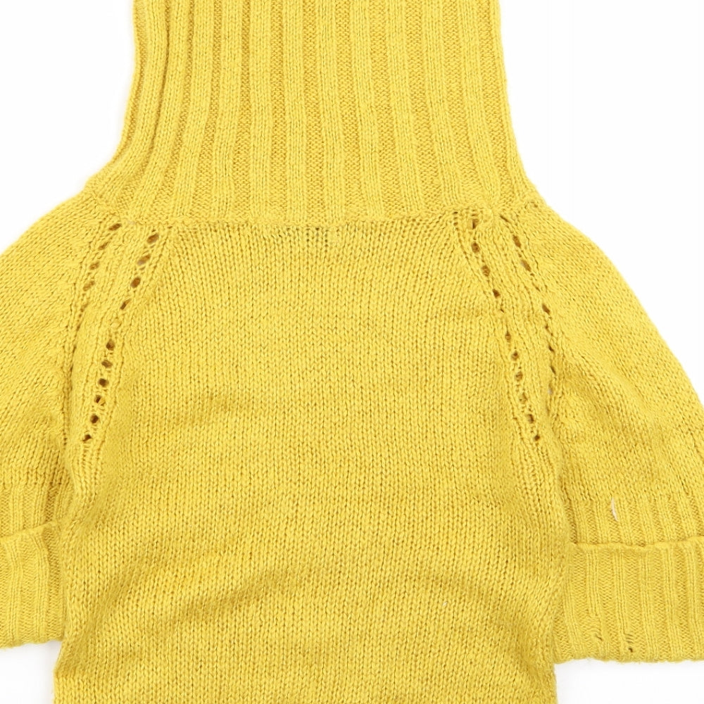 Select Womens Yellow Pullover Jumper Size M
