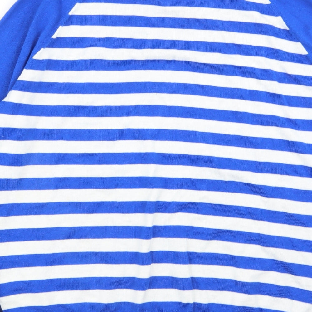 kem Mens Multicoloured Striped Pullover Jumper Size XL