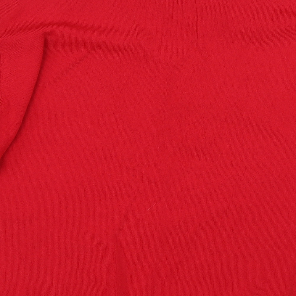 Sky deisgn Womens Red Cardigan Jumper Size 4