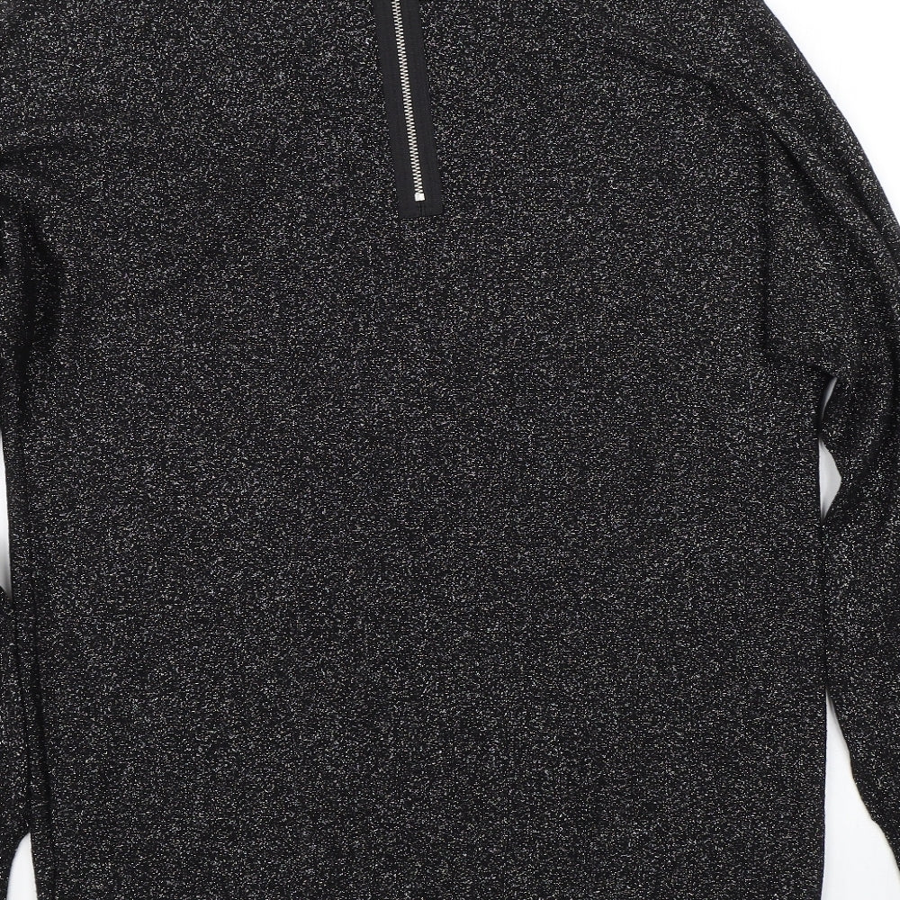 Warehouse Womens Black Pullover Jumper Size 8