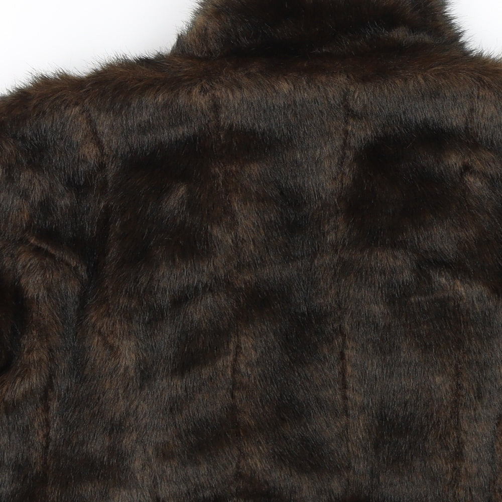 Alibi Womens Brown Jacket Coatigan Size 10