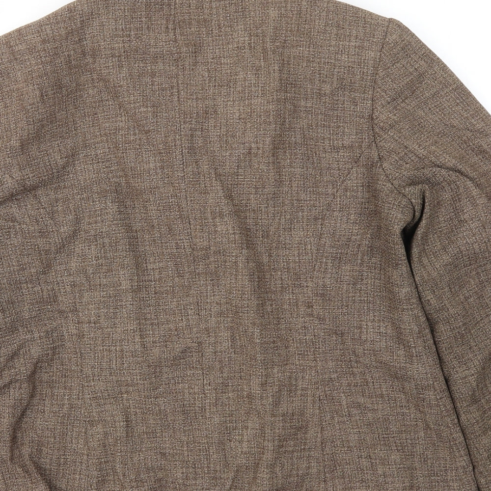 Roman Womens Brown Jacket Blazer Size 18
