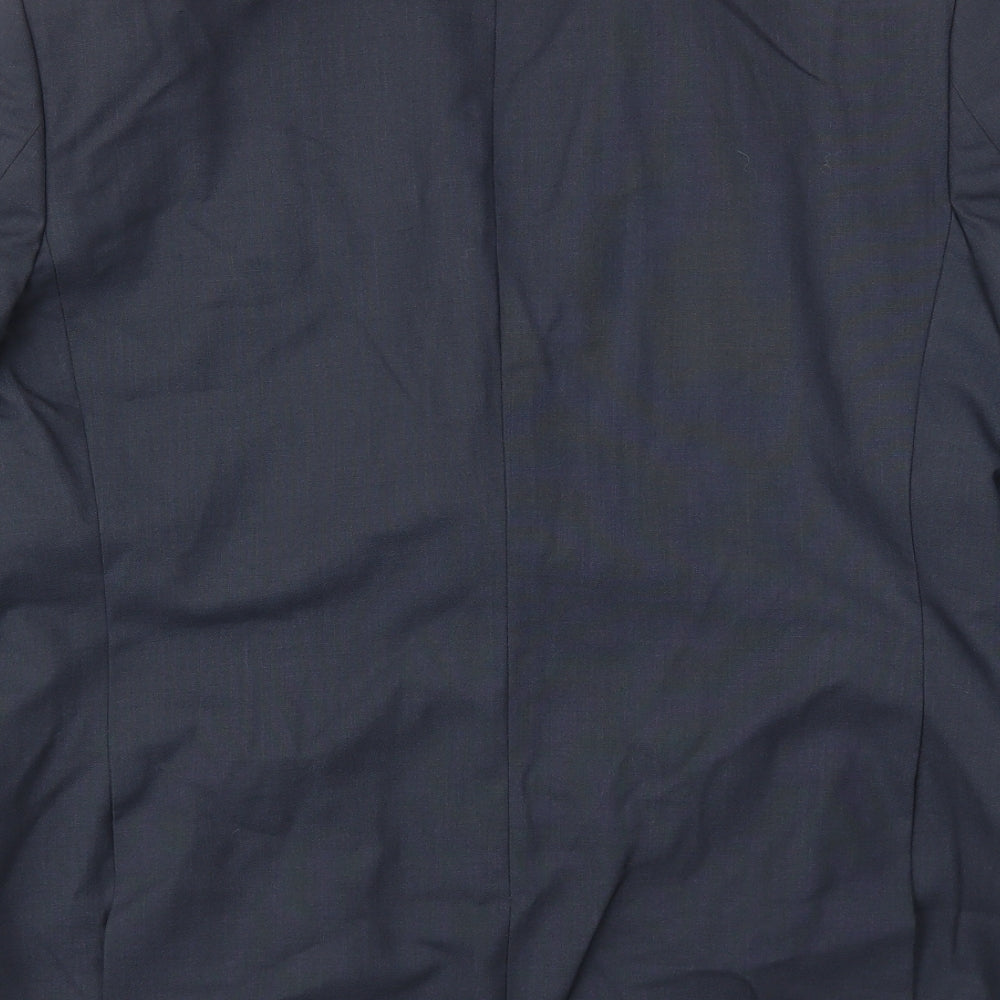 KJ Mens Blue Jacket Blazer Size 42