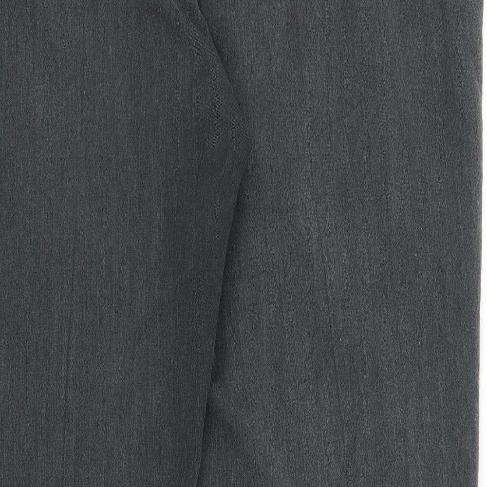 Very Womens Grey Trousers Size 14 L29 in