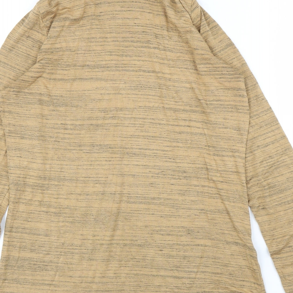 Marks & Spencer Womens Beige Basic T-Shirt Size 12