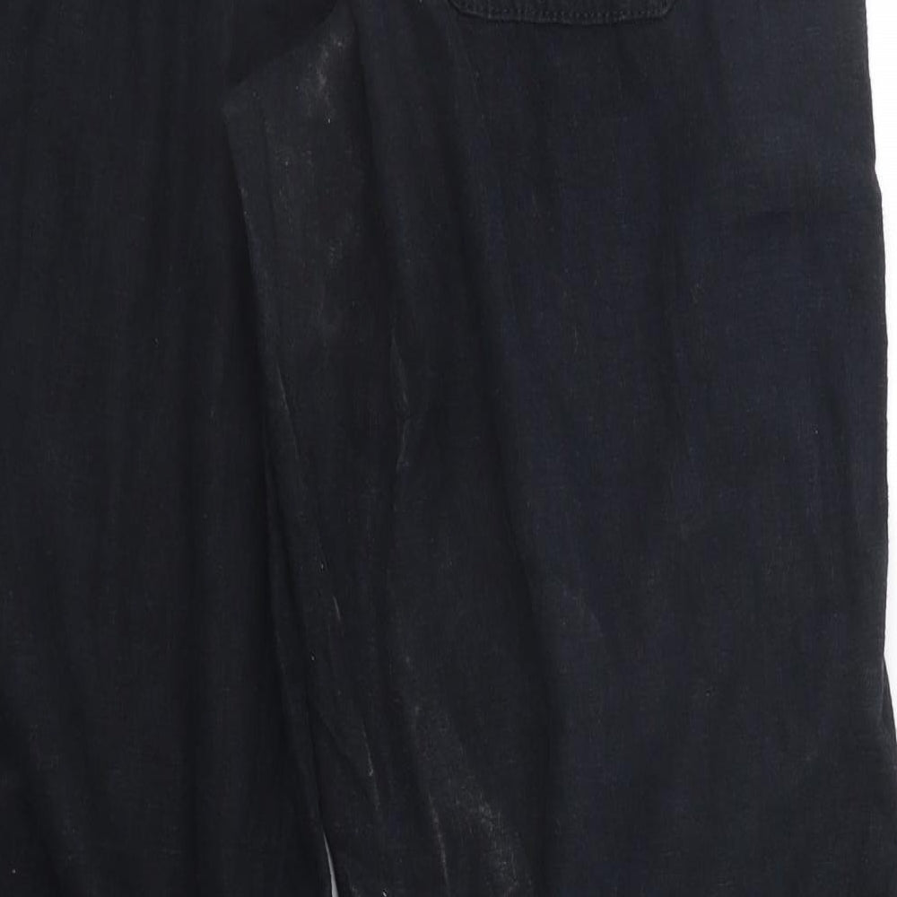 Preworn Womens Black Trousers Size 36 in L29 in