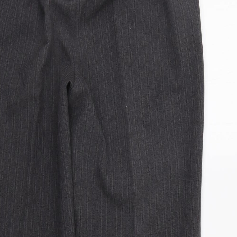 bm collection Womens Grey Trousers Size 12 L23 in - Elasticated Waist