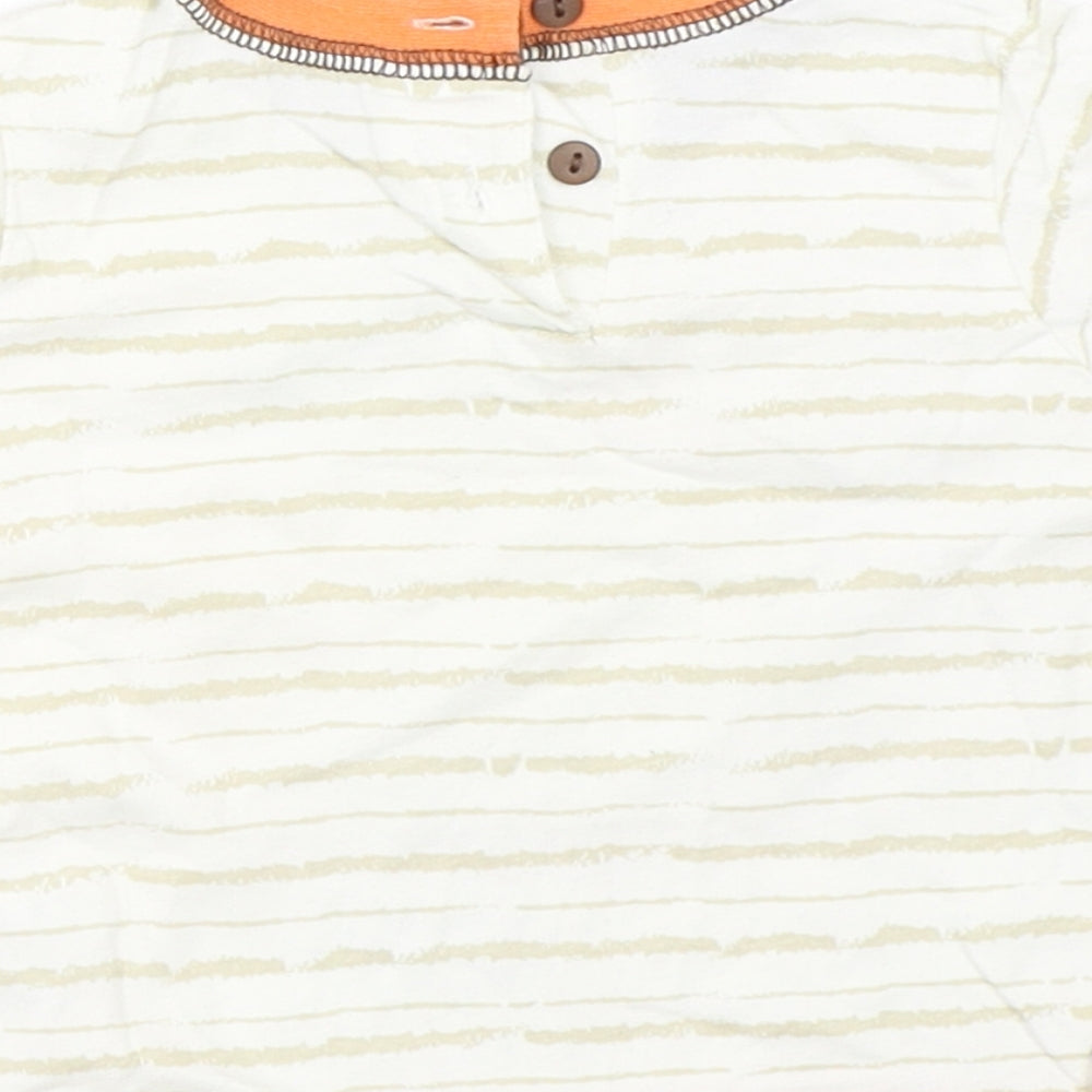Matalan Boys Ivory Basic T-Shirt Size 3-6 Months