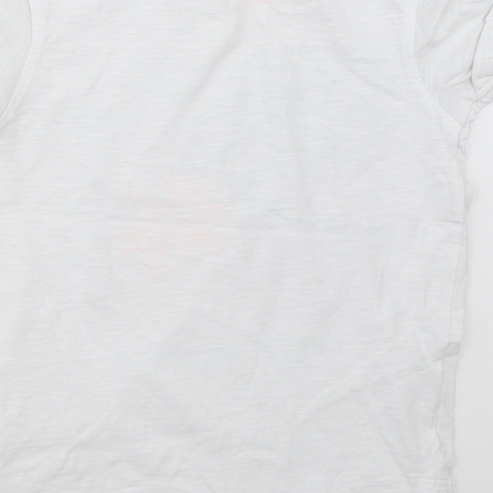 George Boys White Basic T-Shirt Size 7-8 Years