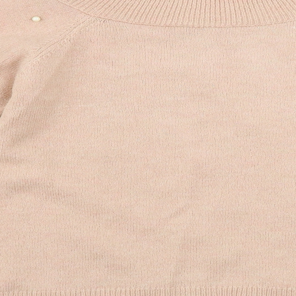 Next Womens Pink Pullover Jumper Size 8