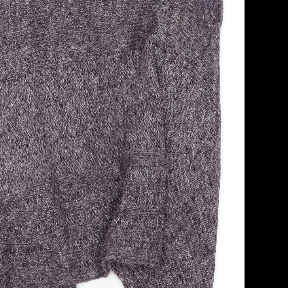 Aimee Womens Purple Vest Jumper Size L