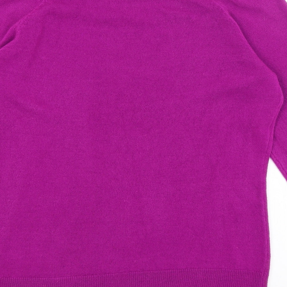 BHS Womens Purple Pullover Jumper Size 10