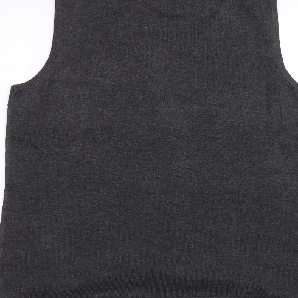 Cable & Gauge Womens Black Basic Tank Size XL
