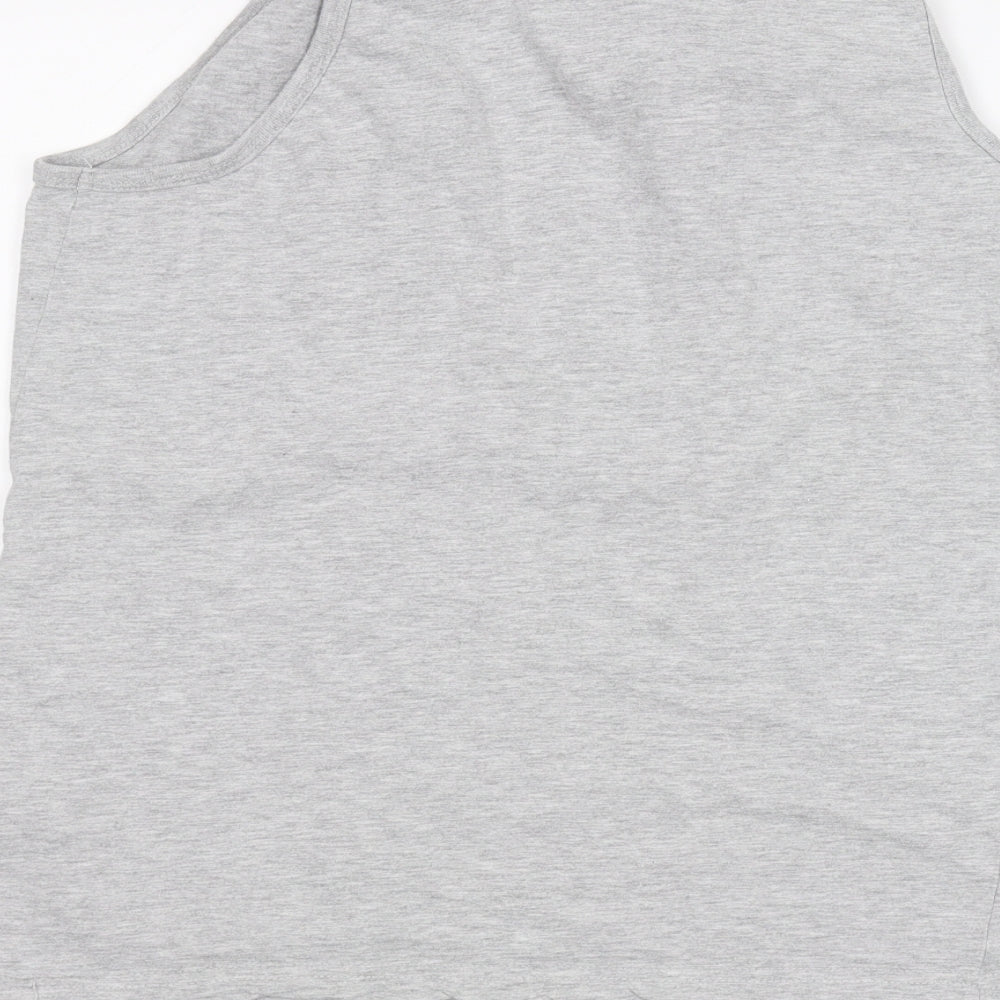 Primark Girls Grey Basic Tank Size 13-14 Years