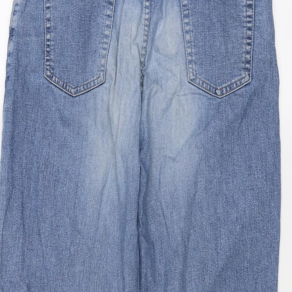 Universal Jeans Womens Blue Straight Jeans Size 32 in L22 in - cropped leg