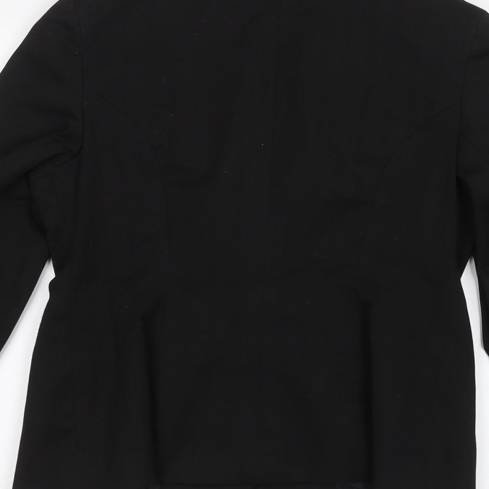 Distinctive Mens Black Jacket Size S