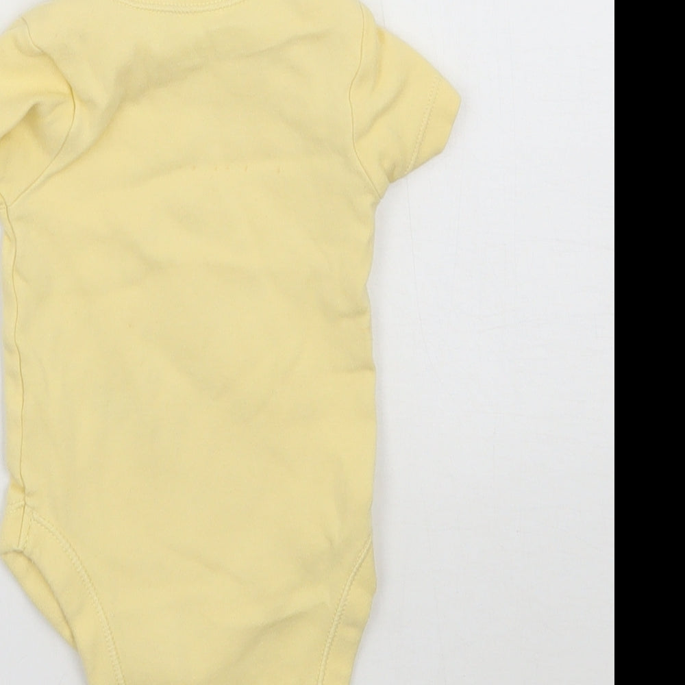 George Girls Yellow Babygrow One-Piece Size 0-3 Months