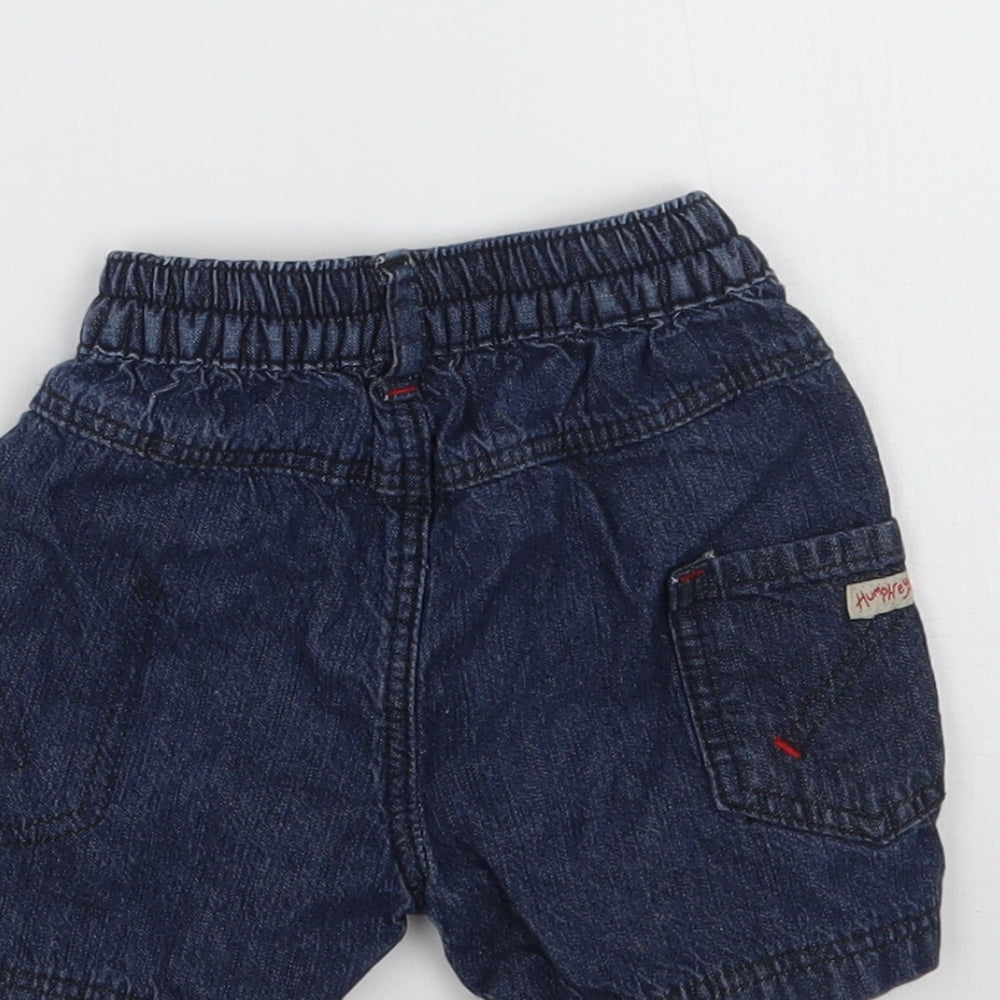 Mothercare Boys Blue Cropped Jeans Size 0-3 Months