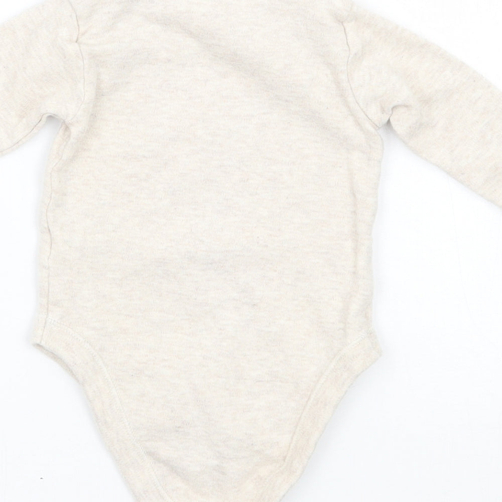 Nutmeg Baby Beige Babygrow One-Piece Size 0-3 Months