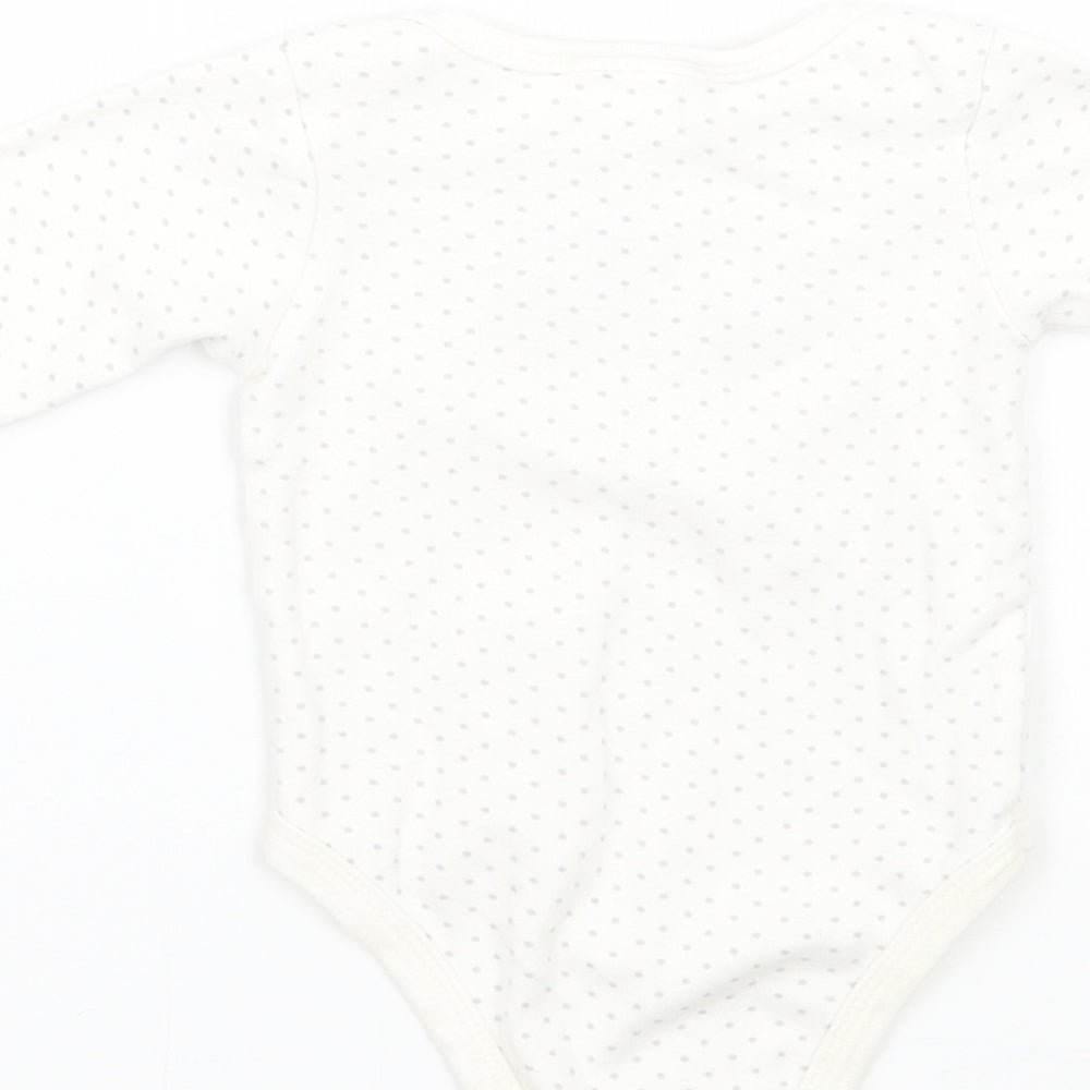 kyle & deena Baby White Polka Dot Babygrow One-Piece Size 3-6 Months