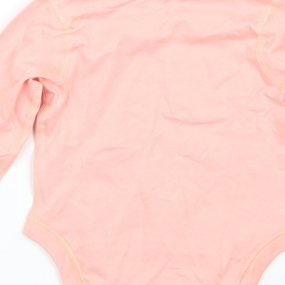 Marks & Spencer Girls Pink Babygrow One-Piece Size 3-6 Months