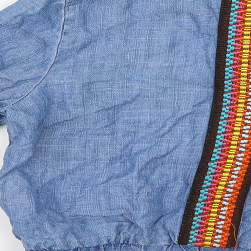 i love girls wear Girls Blue Basic Jacket Jacket Size 3 Years