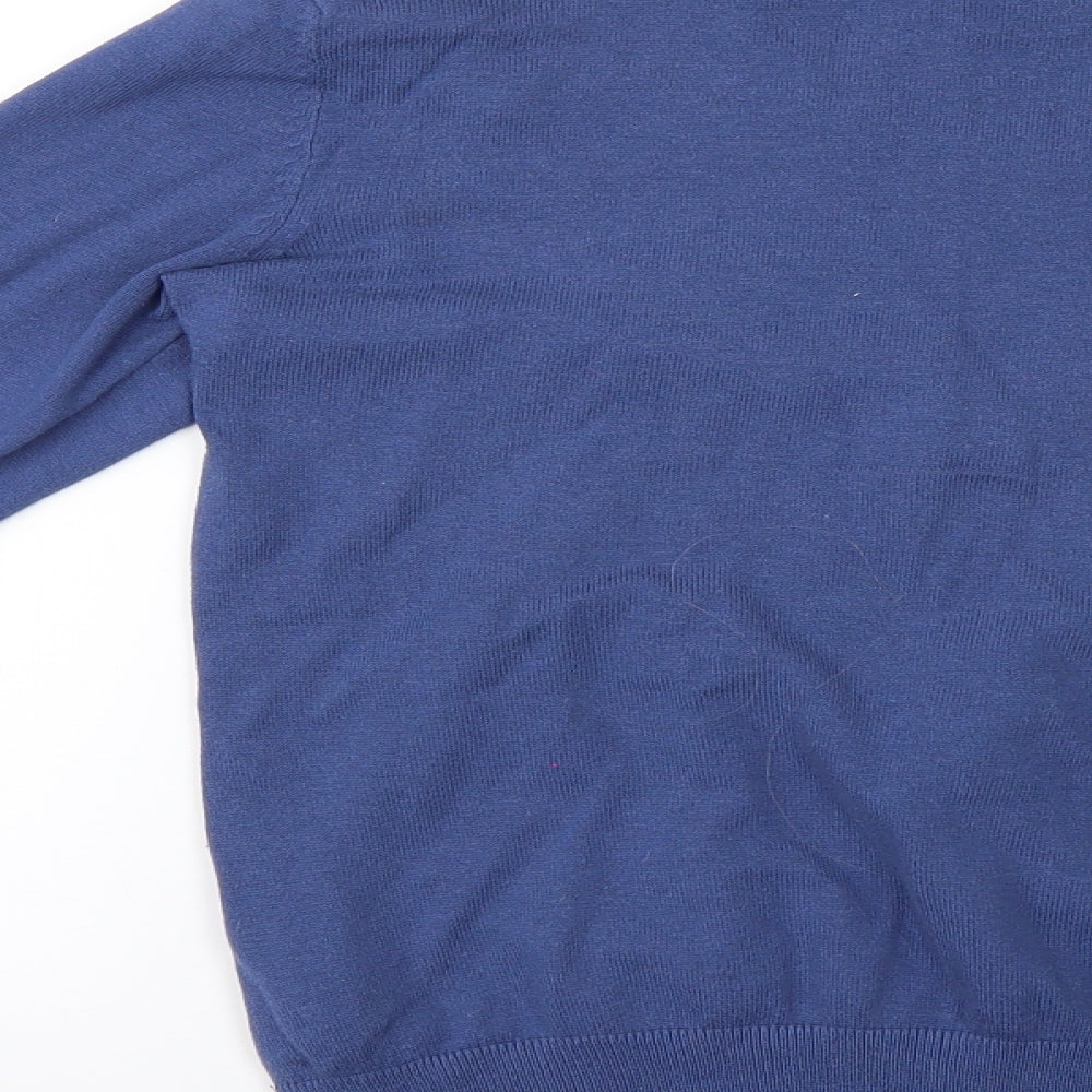 H&M Womens Blue Basic Blouse Size M