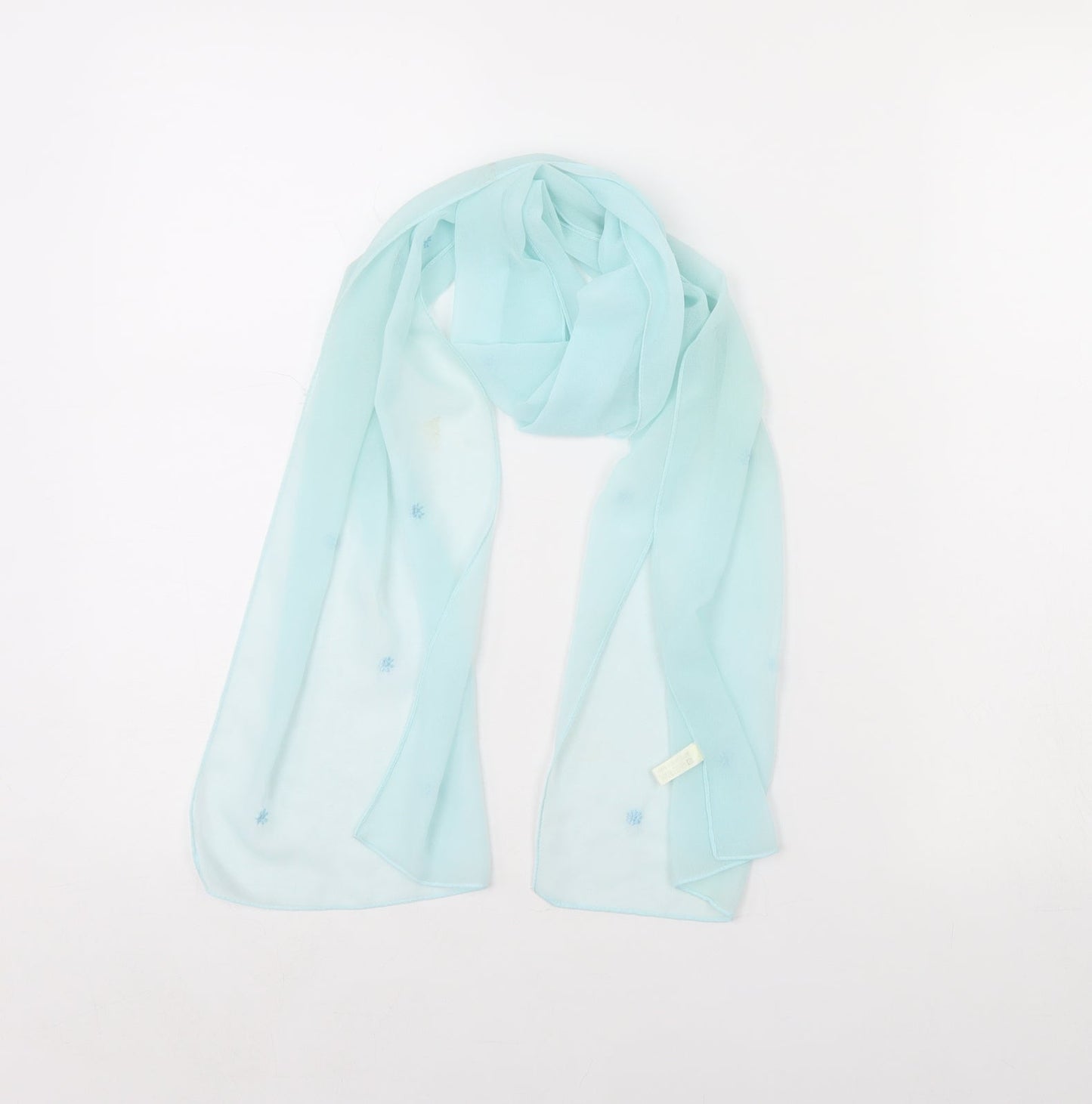 Preworn Womens Blue Scarf