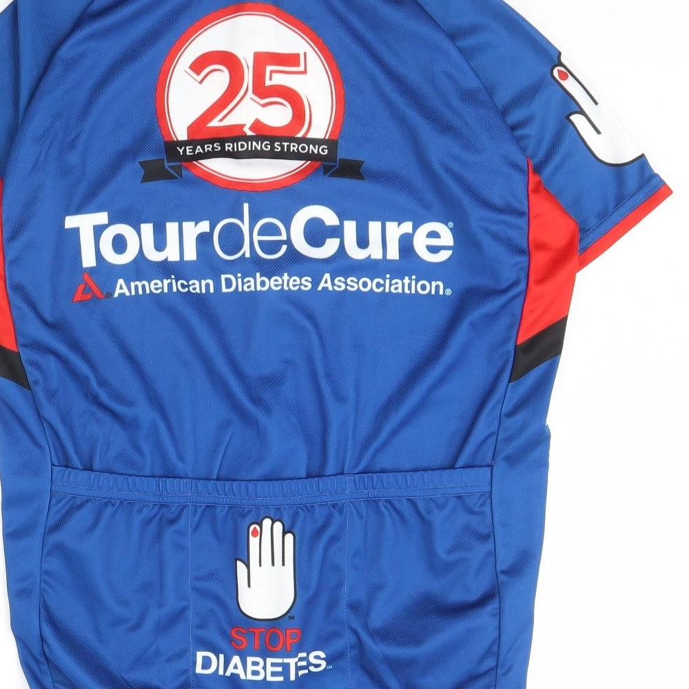 Primal Mens Blue Basic Casual Size S - Tour de cure