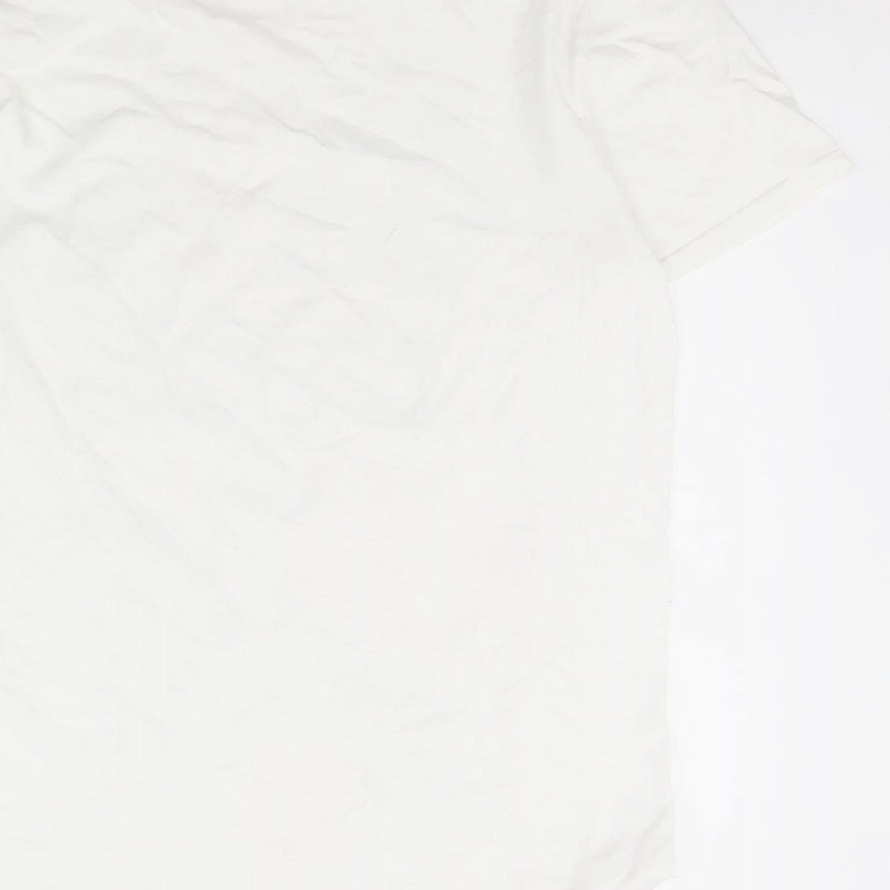 Nasty Gal Womens White Basic T-Shirt Size S