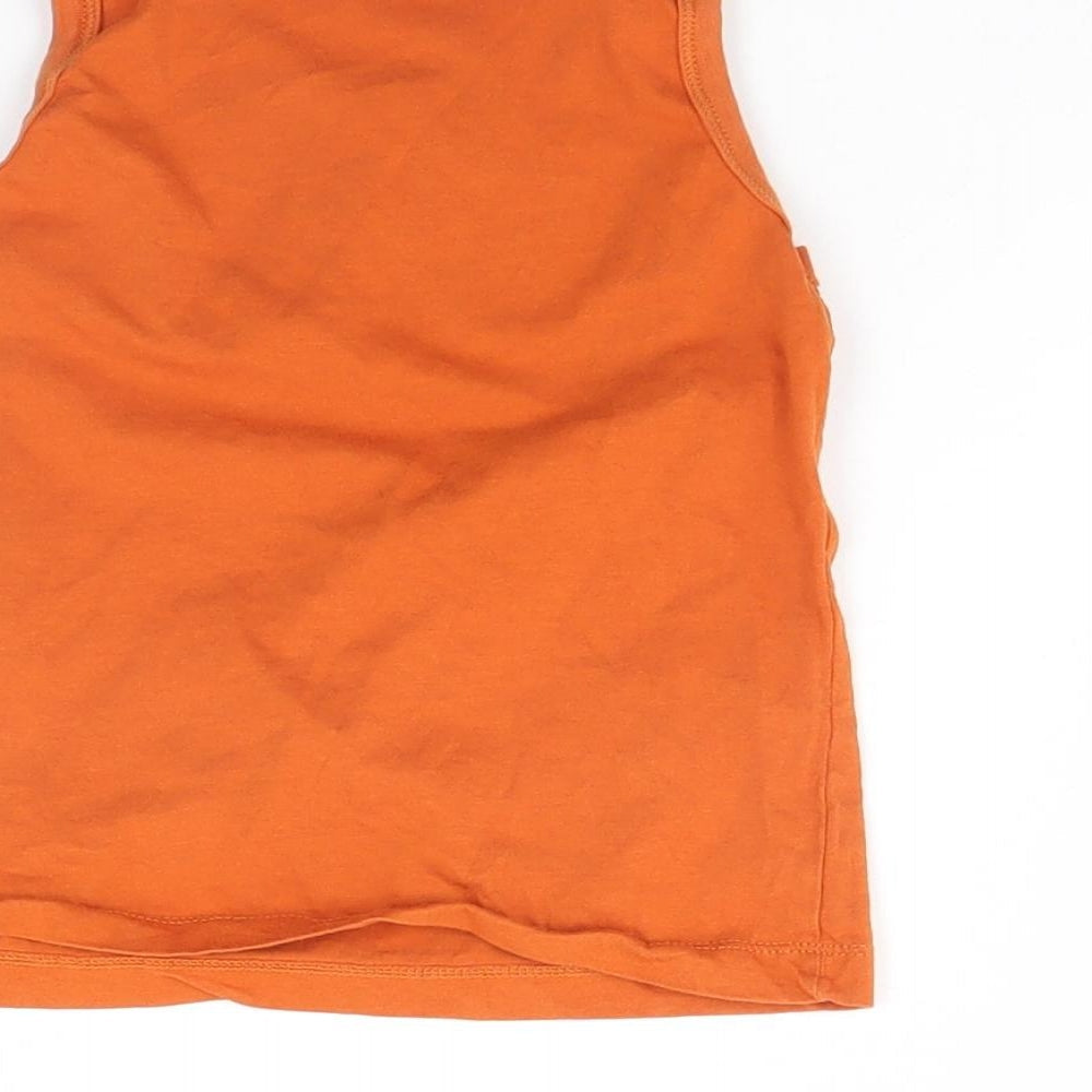 TU Girls Orange Basic Tank Size 5 Years