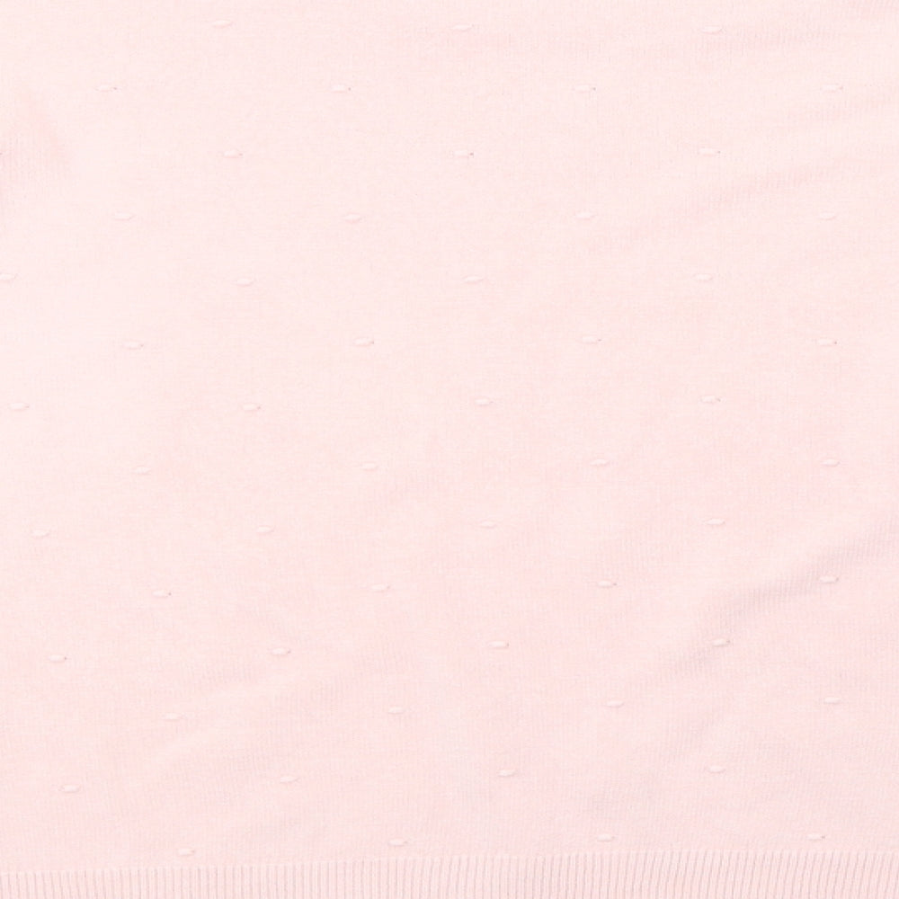 F&F Womens Pink Knit Pullover Sweatshirt Size 10