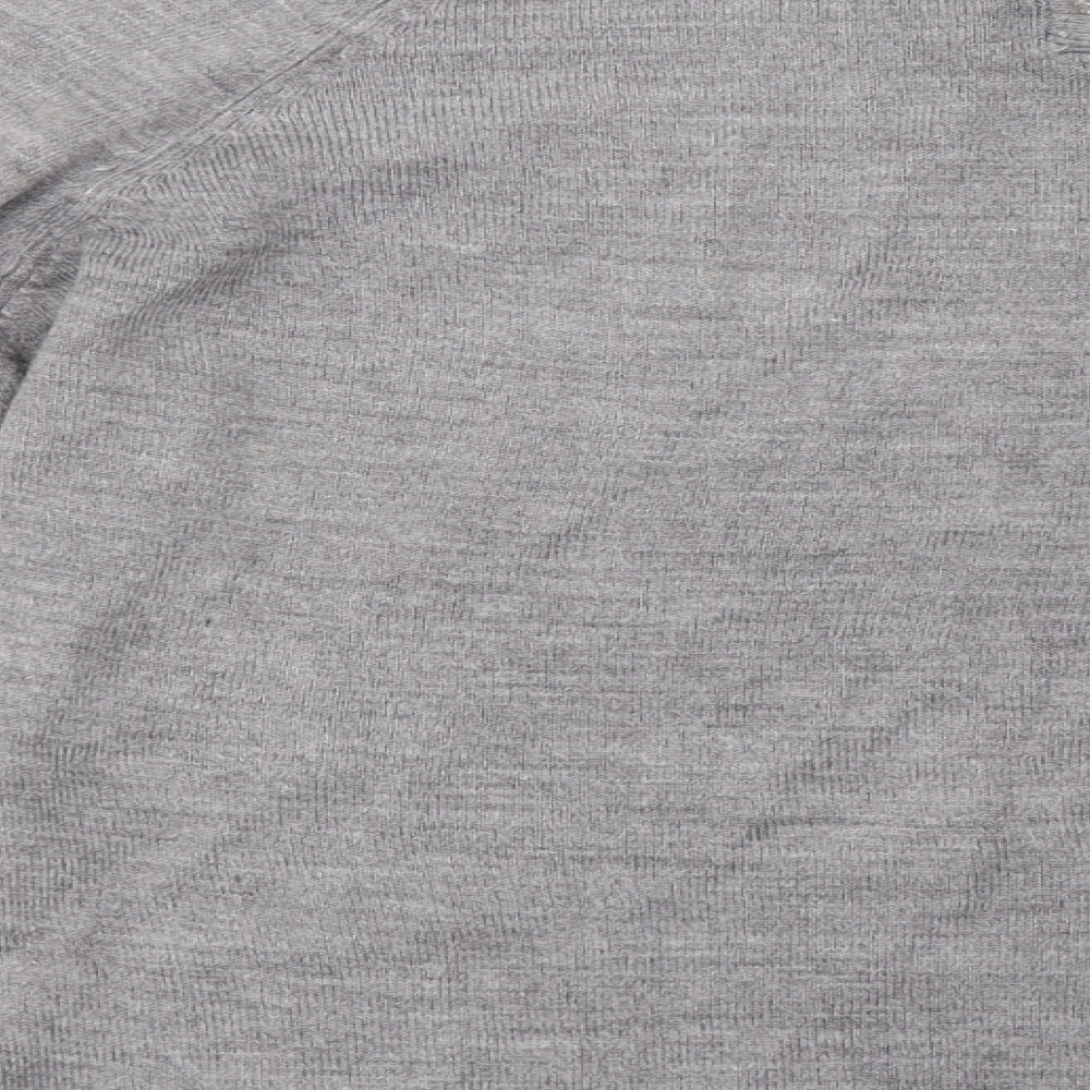 Primark Womens Grey Knit Pullover Sweatshirt Size 12