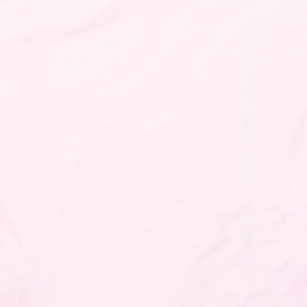 VILA Womens Pink Full Zip Sweatshirt Size L
