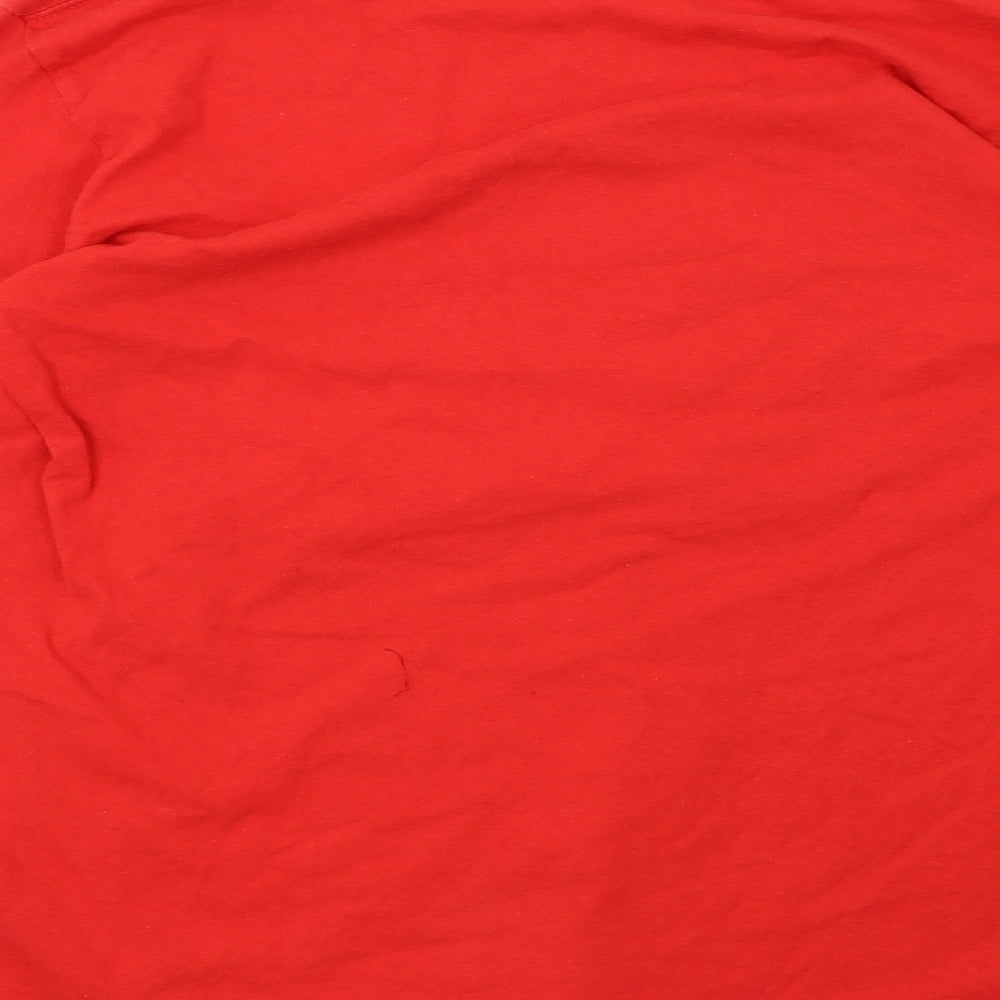 Gildan Mens Red Pullover Sweatshirt Size M