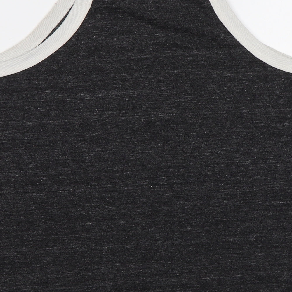 original League Womens Grey Basic Tank Size S
