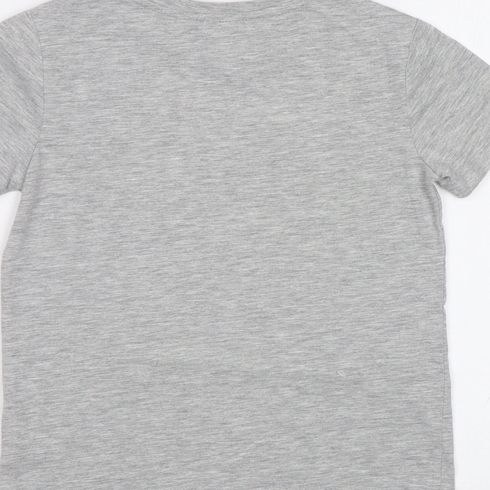 Urban Outlaws Girls Grey Basic T-Shirt Size 7-8 Years - Flossing