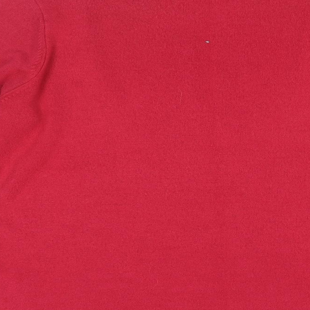Marks & Spencer Womens Pink Pullover Jumper Size 14
