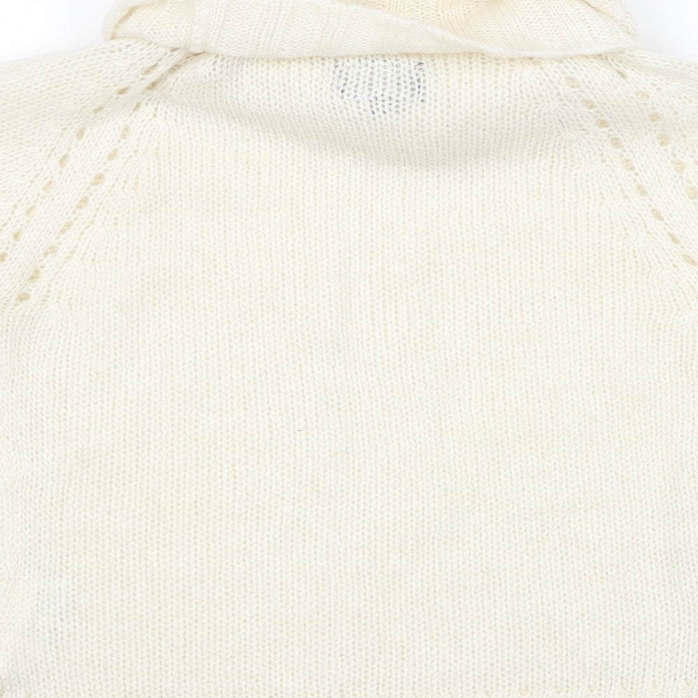 Miss Flori Womens Ivory Pullover Jumper Size 14