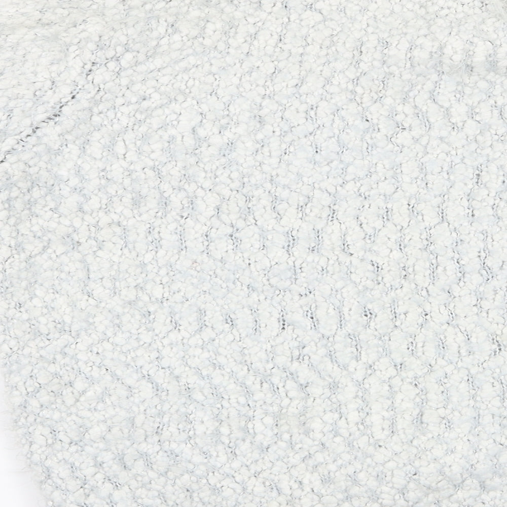 Papaya Womens Silver Cardigan Jumper Size M
