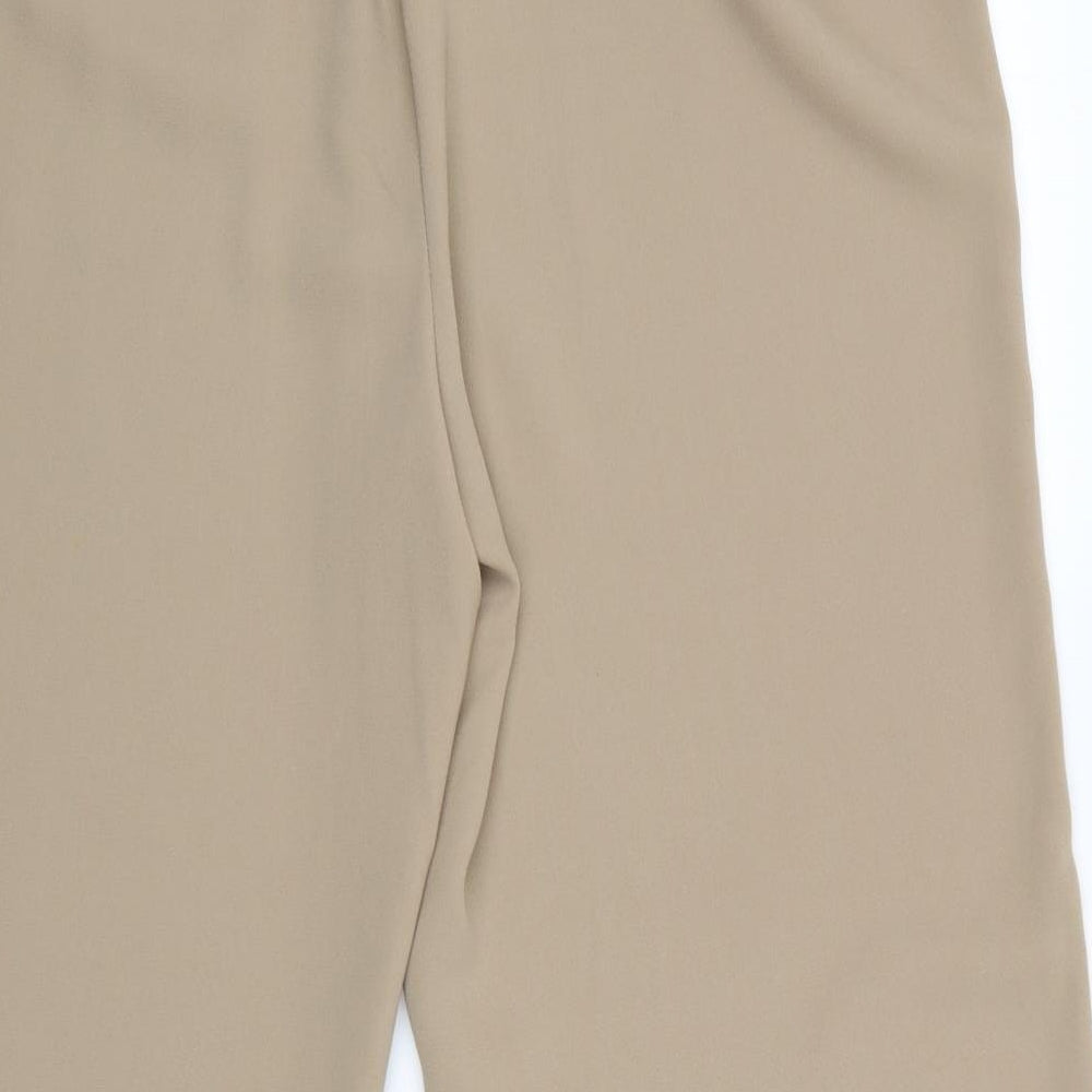 Heart Womens Beige Trousers Size 18 L28 in